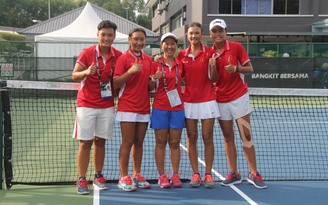 Tuyển quần vợt Việt Nam thắng lớn trong ngày thứ 2 tại SEA Games 2017
