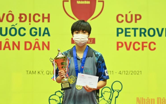 Tay vợt 17 tuổi Trần Mai Ngọc đăng quang ở giải bóng bàn quốc gia