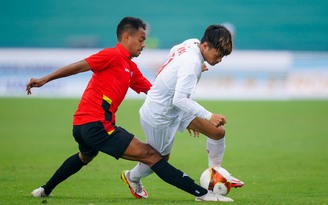 Kết quả U.23 Timor Leste 2-3 U.23 Myanmar, SEA Games 31: Chiến thắng hú vía