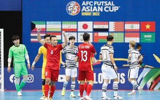 Kết quả Việt Nam 5-1 Hàn Quốc, VCK futsal châu Á 2022: Không bất ngờ