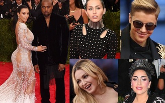Kim Kardashian, Justin Bieber, Miley Cyrus bị cấm đến Met Gala năm sau