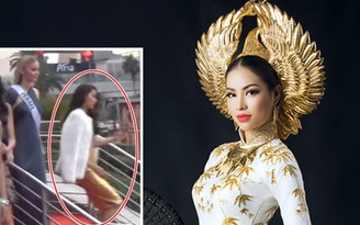 Phạm Hương lên tiếng về clip tách hàng giành chỗ đẹp tại Miss Universe
