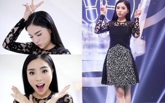 Hoa hậu Kỳ Duyên đẹp giản dị khi tham gia gameshow