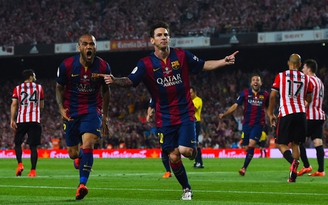 Messi lập siêu phẩm, Barcelona hoàn thành cú đúp danh hiệu trong nước