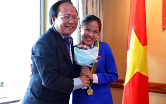 Thanh Phúc nhận liều 'doping' tinh thần trước thềm SEA Games