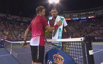 Wawrinka thua Kyrgios vì câu nói: 'Bạn gái anh đã ngủ với người khác'