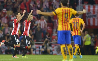 Sốc: Bilbao đè bẹp Barcelona ở lượt đi Siêu Cúp Tây Ban Nha