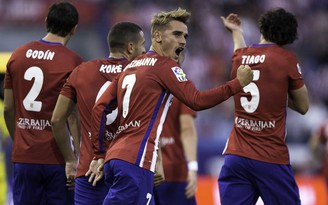 Griezmann mang về 3 điểm cho Atletico Madrid trong trận ra quân ở La Liga