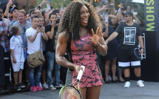 Serena Williams tình tứ cùng sao nhạc Rap