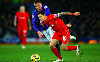 Everton cầm chân Liverpool trong trận derby Merseyside