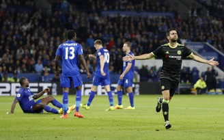 Fabregas tỏa sáng, Chelsea hạ Leicester ở Cúp Liên đoàn Anh