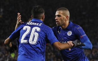 Leicester duy trì mạch toàn thắng ở Champions League