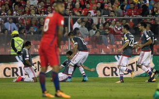 Chile và Argentina chạy đua giành vé dự World Cup 2018