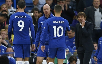 Morata nghỉ 1 tháng, HLV Conte đau đầu với bài toán hàng công của Chelsea