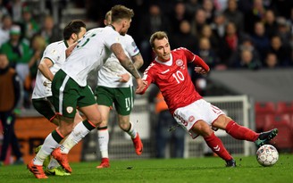Thủ môn giúp CH Ireland cầm chân Đan Mạch ở lượt đi play-off World Cup 2018