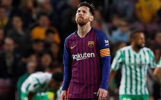 Messi trở lại với cú đúp nhưng Barcelona vẫn phải nhận thất bại