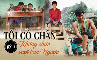Tôi có chân!: Không chân vượt bản Ngược