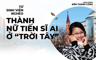 Từ sinh viên nghèo thành nữ tiến sĩ AI ở ‘trời Tây’