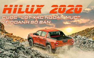 Hilux 2020 - Cuộc 'lột xác ngoạn mục' về doanh số bán