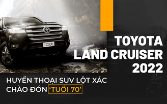 Toyota Land Cruiser 2022: Huyền thoại SUV lột xác chào đón ‘tuổi 70’