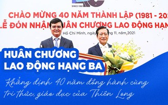 Huân chương Lao động hạng Ba - Khẳng định 40 năm đồng hành cùng tri thức, giáo dục của Thiên Long