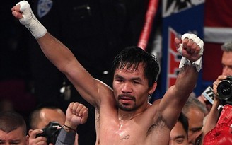 Thượng nghị sĩ Pacquiao làm nên lịch sử trong lần trở lại sàn đấu