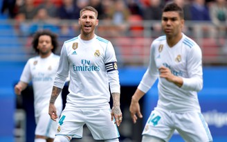 Sergio Ramos đột ngột 'biến mất' ngay giữa trận Real Madrid thắng Eibar