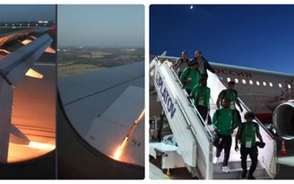 Ủy ban Tổ chức World Cup xin lỗi vụ máy bay chở tuyển Ả Rập Saudi bốc cháy