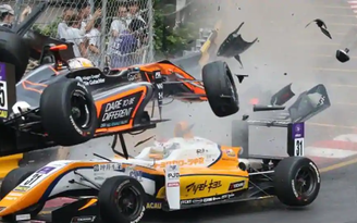 Vụ tai nạn kinh dị ở cuộc đua xe F3 Macau Grand Prix
