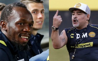 Usain Bolt sắp gia nhập đội bóng Mexico do Maradona dẫn dắt