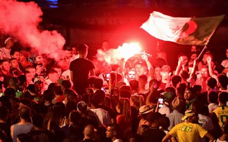 CĐV lại bạo loạn ở Pháp sau khi Algeria vào chung kết AFCON 2019