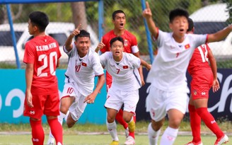 Thắng sát nút Timor Leste, U.15 Việt Nam vào bán kết Giải Đông Nam Á