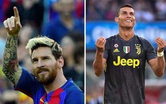 Ronaldo cho Messi 'hít khói' trên mạng xã hội