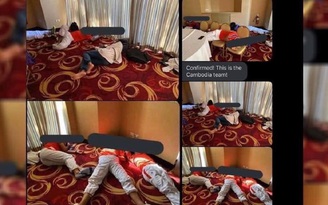 SEA Games 30: Tuyển U.22+2 Campuchia phải ngủ dưới sàn khách sạn khi đến Manila