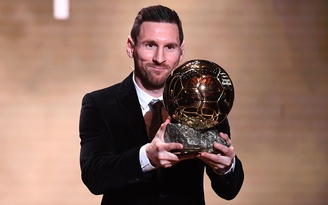 Messi đánh bại Ronaldo để lần thứ 6 đoạt giải “Quả bóng Vàng”