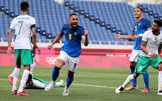 Kết quả bóng đá nam, Olympic Brazil 3-1 Olympic Ả Rập Xê Út: Nhà vô địch thẳng tiến