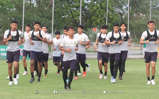 Tuyển U.23 Malaysia chốt danh sách cuối cùng trước cuộc đụng độ Thái Lan