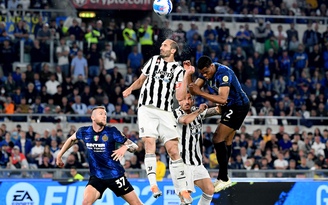 Chiellini chia tay Juventus sau khi thua Inter Milan ở chung kết Cúp quốc gia Ý