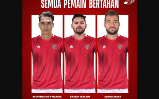Bóng đá Indonesia hụt hẫng về quá trình nhập tịch cho 3 ‘sao’ châu Âu