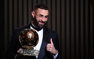 Benzema chiến thắng giải ‘Quả bóng vàng’ 2022