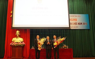 Bộ Tư pháp bổ nhiệm Hiệu trưởng Đại học luật Hà Nội