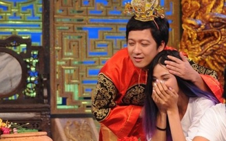 Trường Giang tỏ tình Hoàng Thùy trên sóng truyền hình
