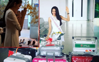 Phạm Hương thành tâm cúng Tổ trước giờ lên đường thi Miss Universe
