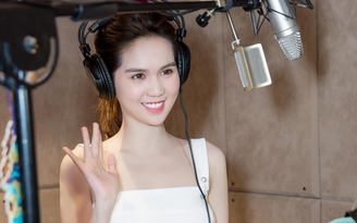 Ngọc Trinh lồng tiếng cho phim hoạt hình ‘Đấu trường âm nhạc’