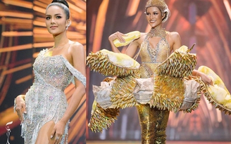 Mặc nguyên 'trái sầu riêng', người đẹp Thái giành giải Trang phục dân tộc đẹp nhất