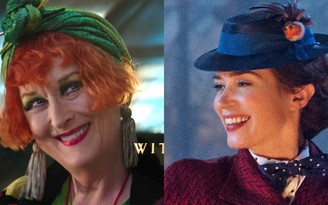 Meryl Streep lòe loẹt, Emily Blunt dịu dàng trong 'Mary Poppins Returns'