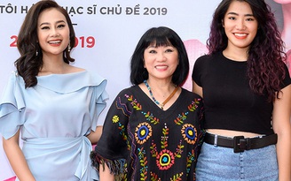 Cẩm Vân đưa con gái ruột đến mừng con gái nuôi Hà Thúy Anh
