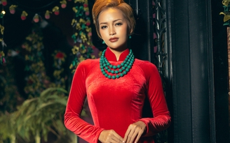 Hoa hậu Ngọc Châu 'lột xác' với áo dài