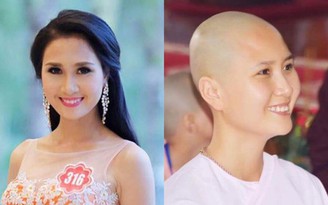 'Người có mái tóc đẹp nhất' Hoa hậu Việt Nam 2014 xuất gia ở tuổi 24