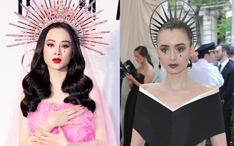 Angela Phương Trinh gây tranh cãi khi trang điểm giống Lily Collins